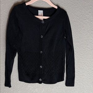 Cat & Jack Women's Black Cardigan Sweater